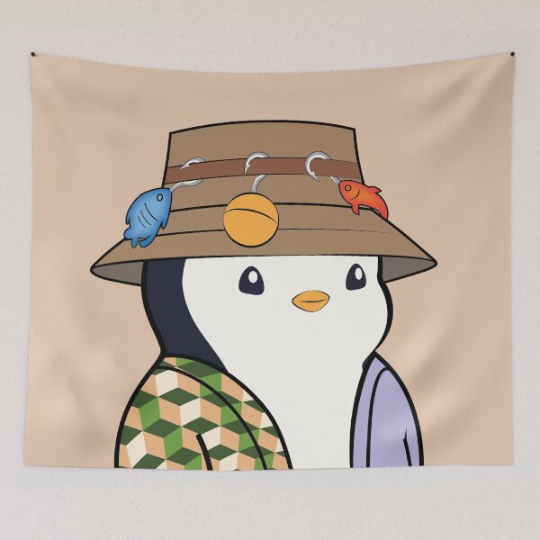 Item preview, Pudgy Penguin Pocket Logo #2450 designed and sold by OpenSeahub.
