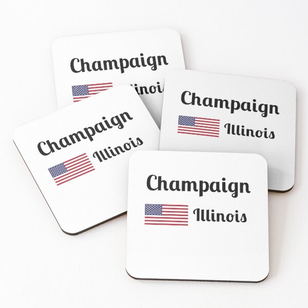 Item preview, Champaign Illinois - Stylish Prints, designed and sold by Fleetwood1994.