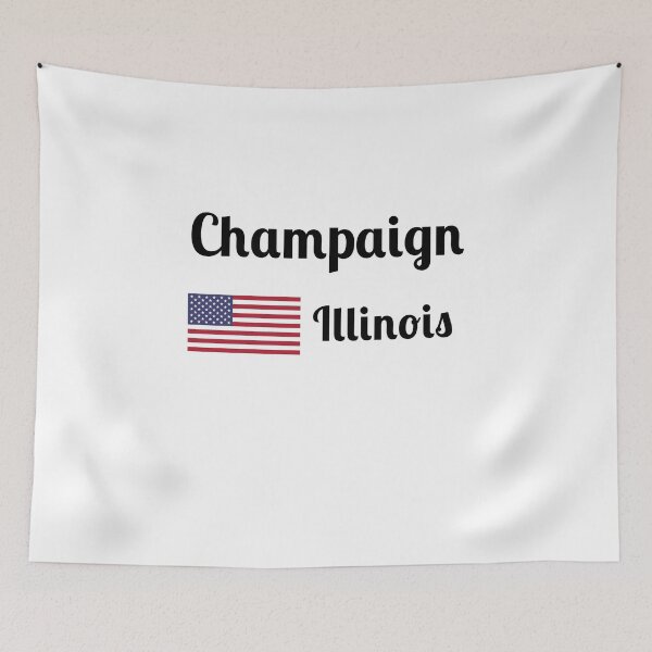 Item preview, Champaign Illinois - Stylish Prints, designed and sold by Fleetwood1994.
