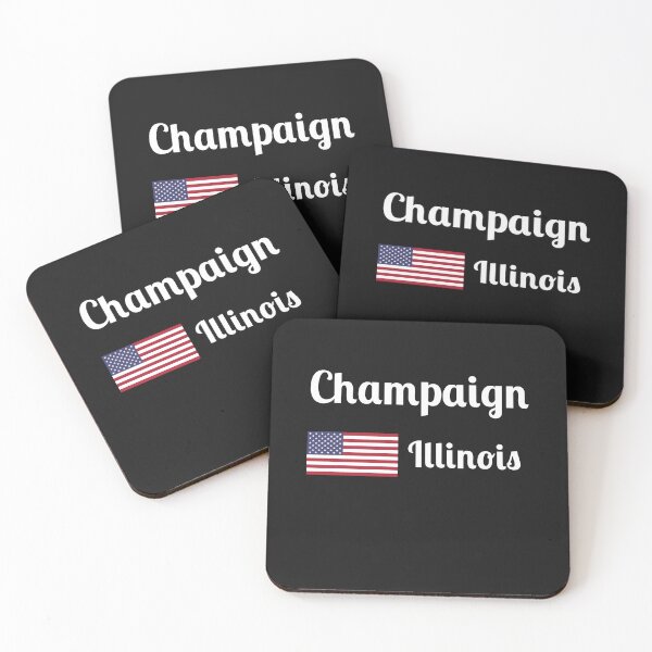 Item preview, Champaign Illinois - Stylish Prints, designed and sold by Fleetwood1994.