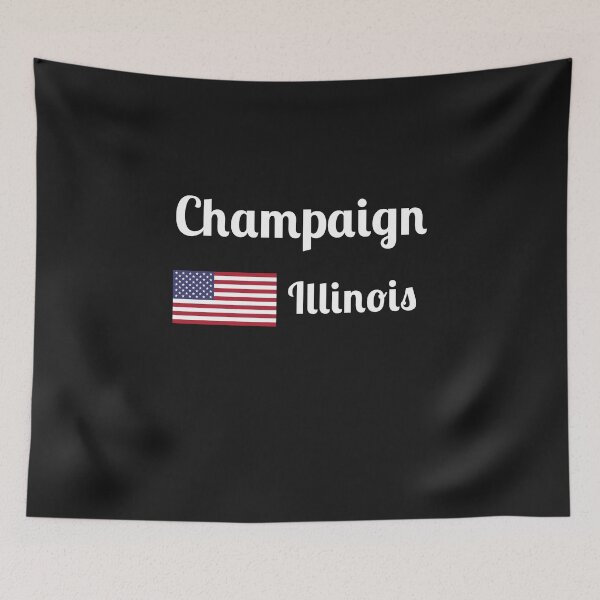 Item preview, Champaign Illinois - Stylish Prints, designed and sold by Fleetwood1994.
