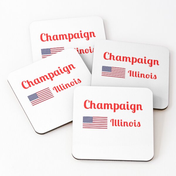 Item preview, Champaign Illinois - Stylish Prints, designed and sold by Fleetwood1994.