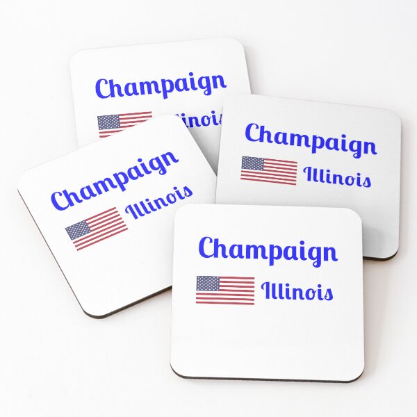 Item preview, Champaign Illinois - Stylish Prints, designed and sold by Fleetwood1994.
