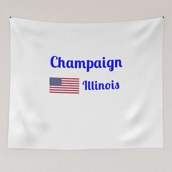 Item preview, Champaign Illinois - Stylish Prints, designed and sold by Fleetwood1994.