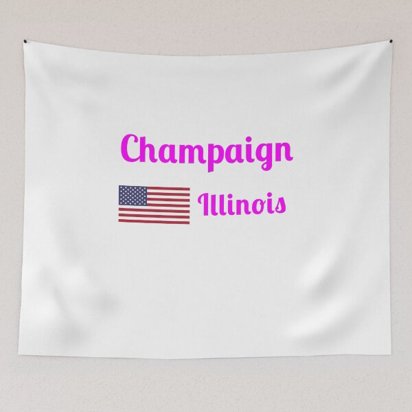 Item preview, Champaign Illinois - Stylish Prints, designed and sold by Fleetwood1994.