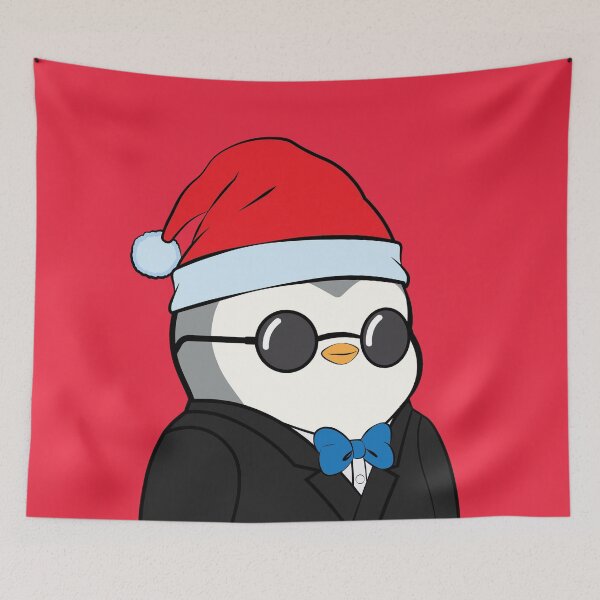 Item preview, Pudgy Penguin Pocket Logo #3140 designed and sold by OpenSeahub.