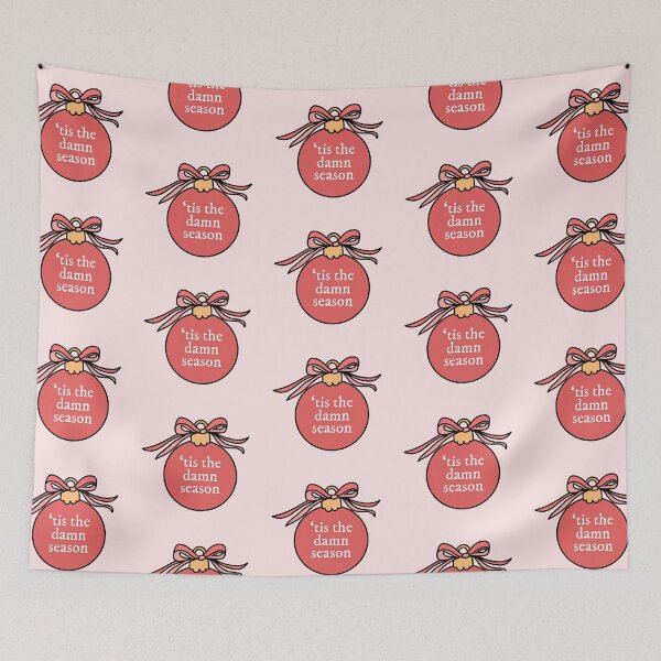 Item preview, tis the damn season christmas decor designed and sold by folklorewhisper.