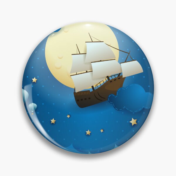 Item preview, Night of Dreams, seascape and ghost ship designed and sold by LuisaVenturoli.