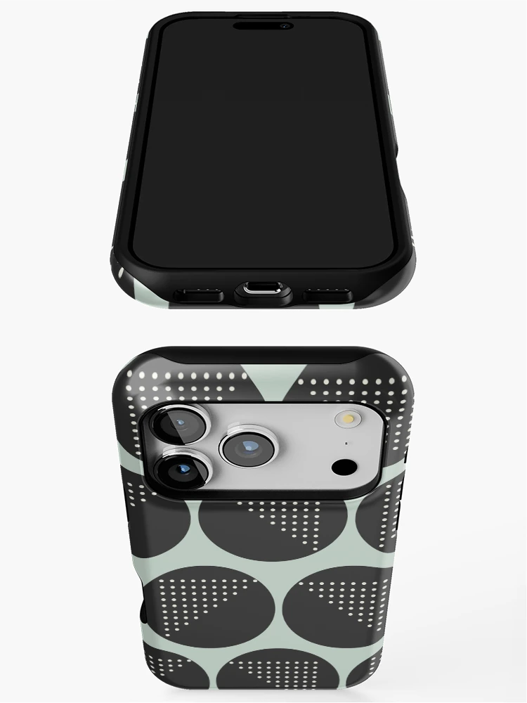 Thumbnail 3 of 4, iPhone Case, circle pattern design designed and sold by THEDESIGNERTTY.