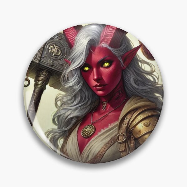 Item preview, D&D Female Tiefling Cleric designed and sold by MichetCallMeGod.