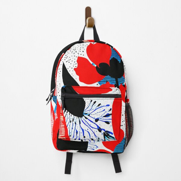 Item preview, modern poppy flower pattern designed and sold by s-flo-art.