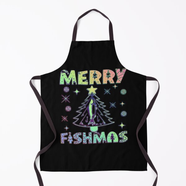 Item preview, Merry Fishmas Christmas Tree Fishing Funny designed and sold by creativerooney.