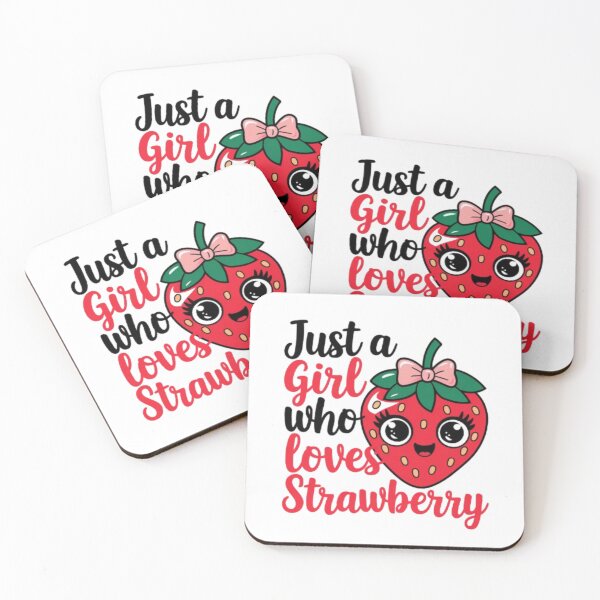 Aperçu de l'œuvre JUSTE UNE FILLE QUI AIME LES FRAISES créée et vendue par 123ks.