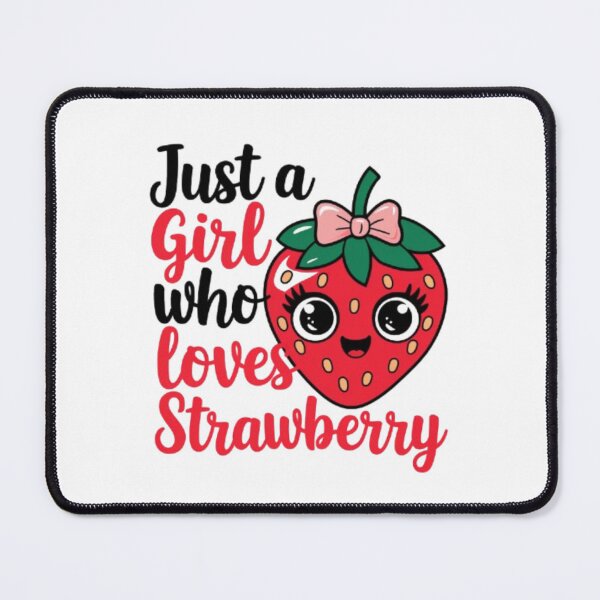 Item preview, JUST A GIRL WHO LOVES STRAWBERRY designed and sold by 123ks.