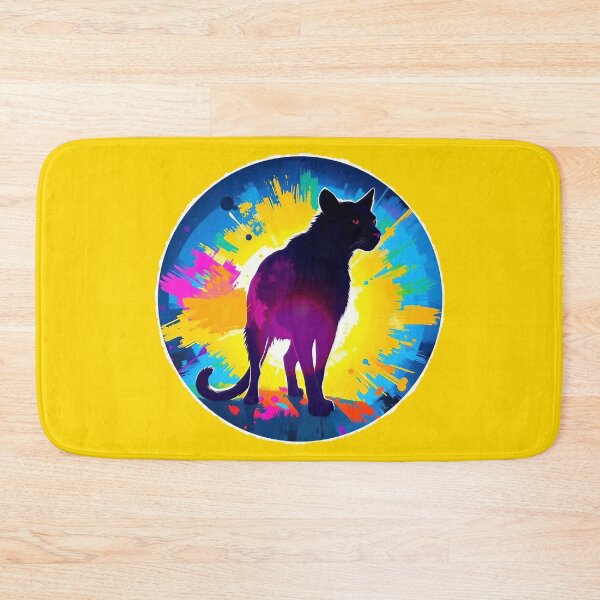 Item preview, Colorburst Cat - Vibrant Shadow and Light designed and sold by ChrisButler.
