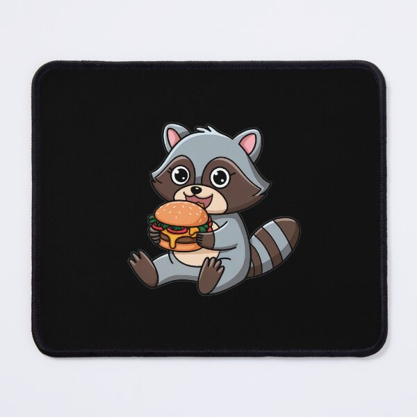 Item preview, Adorable Raccoon And Tasty Cheeseburger designed and sold by Anniebuh.