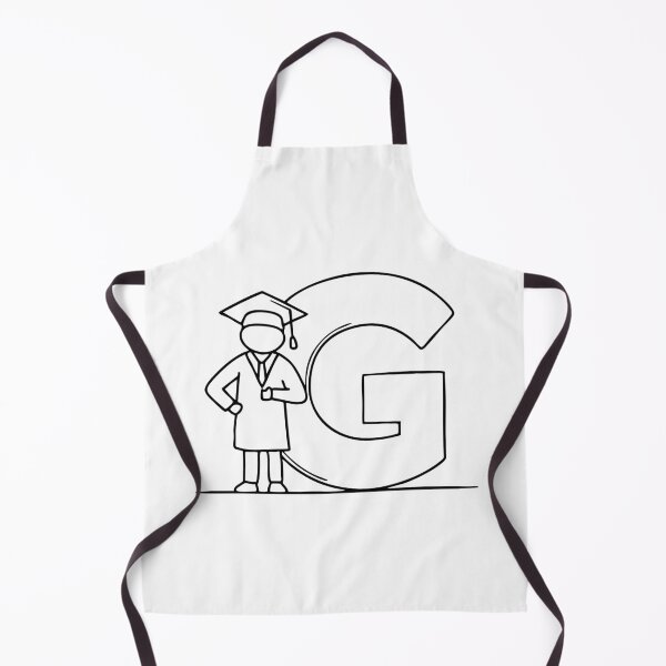 Item preview, An illustration of letter G beside a graduation designed and sold by rasagamastore.