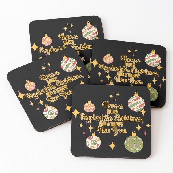 Item preview, Holly Psychedelic Christmas and Trippy New Year Design designed and sold by whereisOlga_.