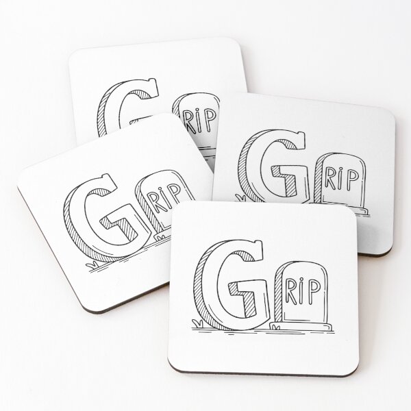 Item preview, An illustration of letter G beside a graveyard designed and sold by rasagamastore.