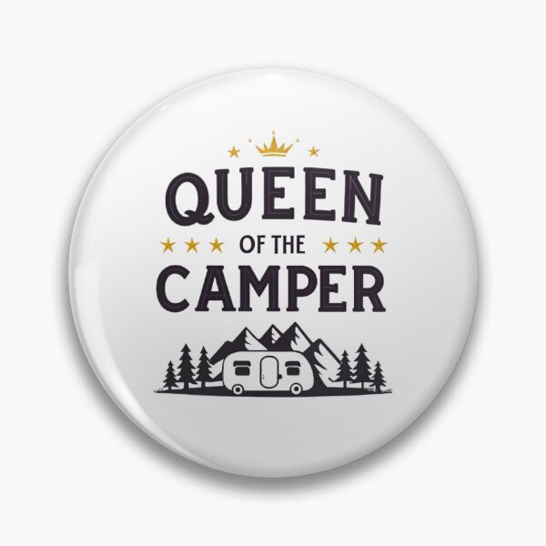 Item preview, Queen of the Camper | Camping Life Adventure | Stylish Outdoor Enthusiast Design designed and sold by Colorful-Garden.
