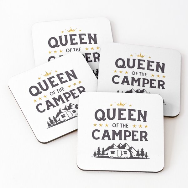 Item preview, Queen of the Camper | Camping Life Adventure | Stylish Outdoor Enthusiast Design designed and sold by Colorful-Garden.
