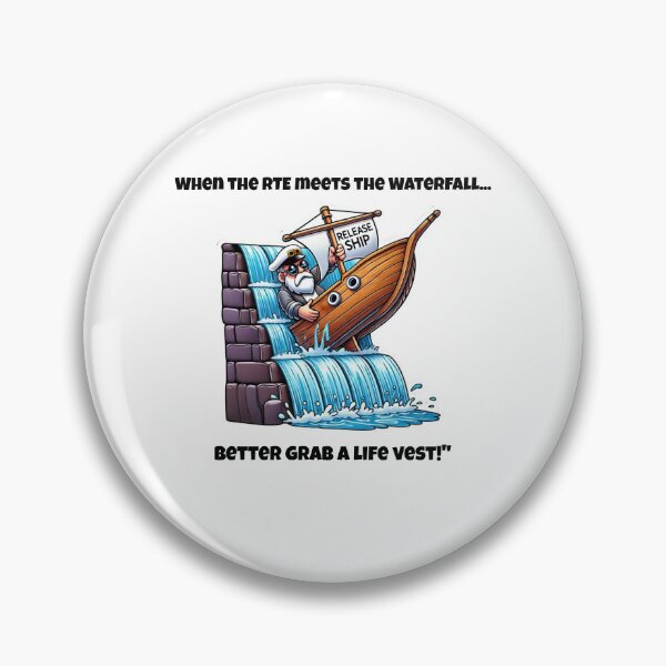 Item preview, Release Ship Engineer | Funny Agile Waterfall Design for Scrum Masters & Developers designed and sold by wagenfue.