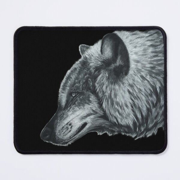 Item preview, Wolf portrait in Charcoal designed and sold by ZamarLi-Art.