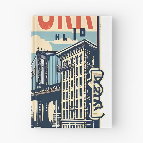 Item preview, Vintage New York City Skyline - Nostalgic Big Apple Art designed and sold by Pattern-Parade.
