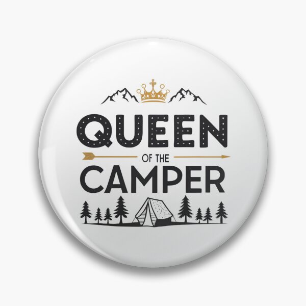 Item preview, Queen of the Camper | Camping Life Adventure | Stylish Outdoor Enthusiast Design designed and sold by Colorful-Garden.