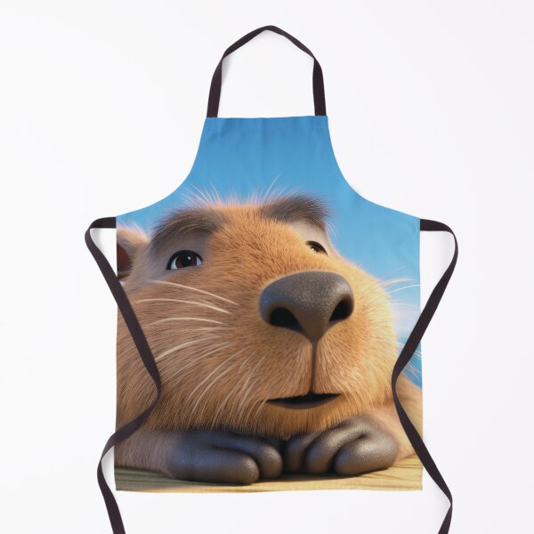 Item preview, cute beaver resting designed and sold by Mauswohn.