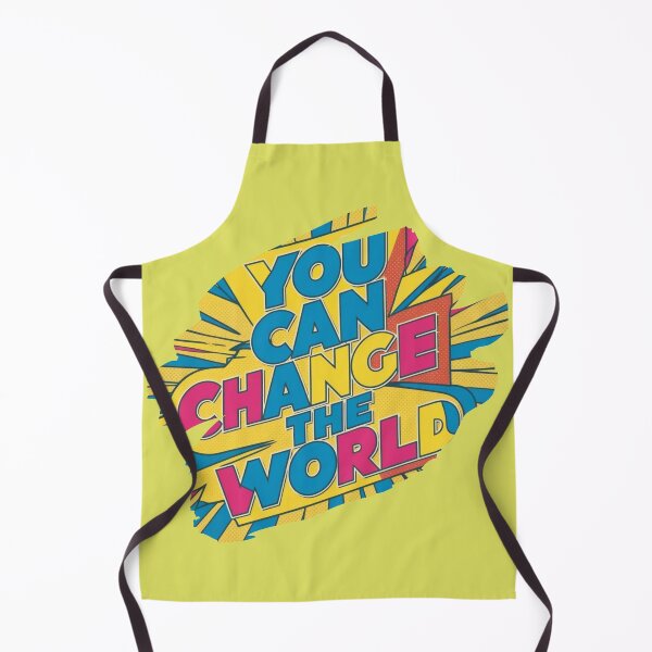Item preview, Change the World Empowering Typography Dynamic Message Bold Statement designed and sold by TolgaSal.