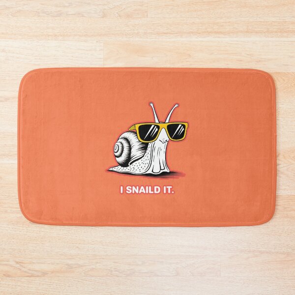 Item preview, I Snailed It Cool Snail Pun designed and sold by Dream-Fab.