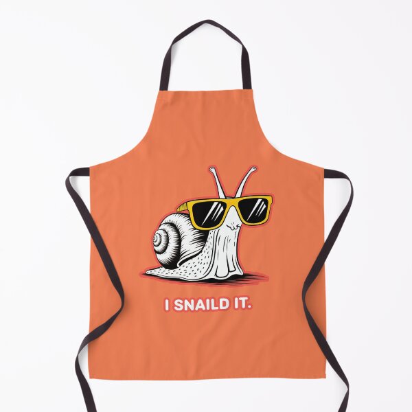 Item preview, I Snailed It Cool Snail Pun designed and sold by Dream-Fab.