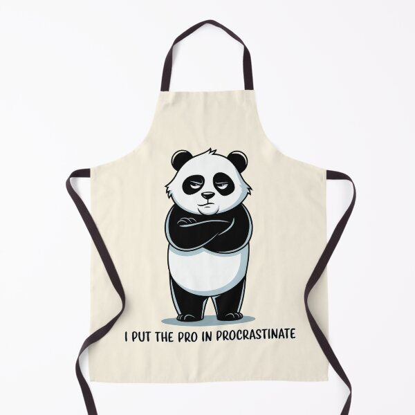 Item preview, I Put the Pro in Procrastinate Panda designed and sold by Dream-Fab.