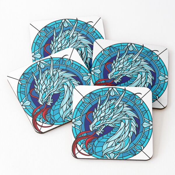 Item preview, Stained glass dragon designed and sold by SpectrumShine.
