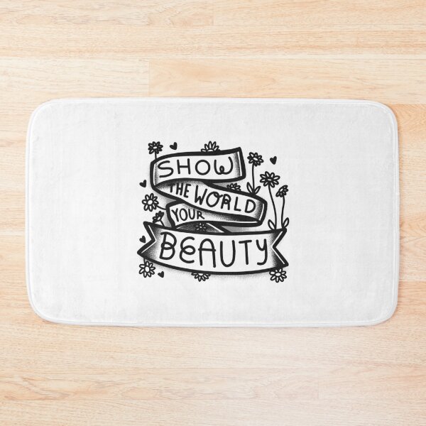 Item preview, Show the World your Beauty! Black and white flash tattoo designed and sold by jazzydevil.