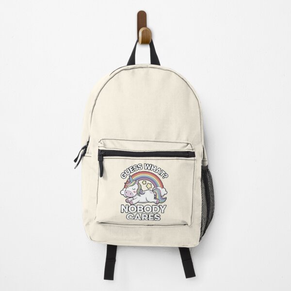 Item preview, Guess What? Nobody Cares Unicorn Rainbow designed and sold by Dream-Fab.