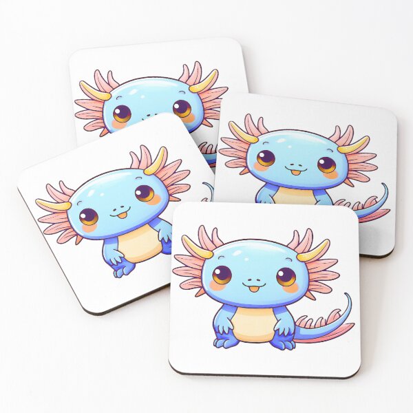 Item preview, Blue Axolotl Art designed and sold by CharlieMakes.