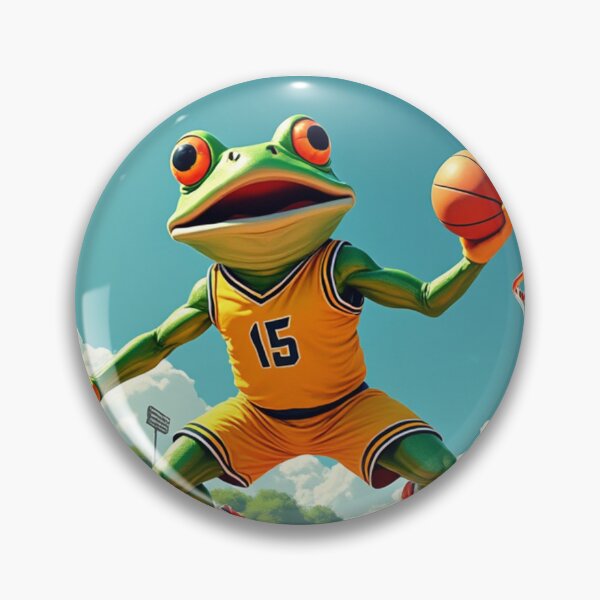 Item preview, Basketball Frog designed and sold by SteamyArt.