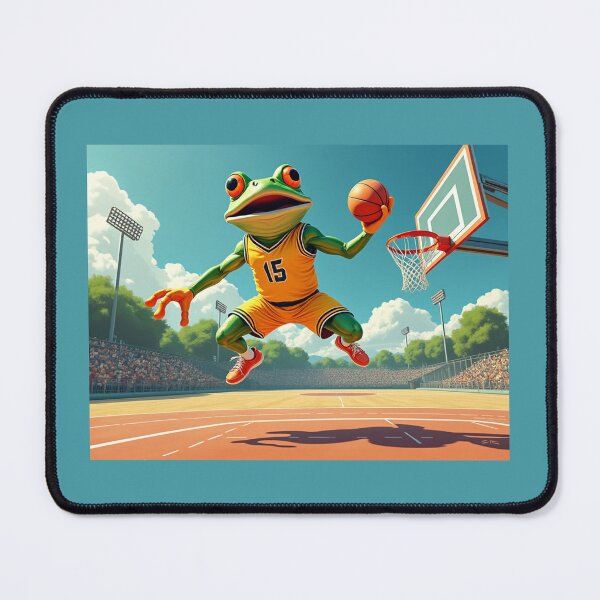 Item preview, Basketball Frog designed and sold by SteamyArt.