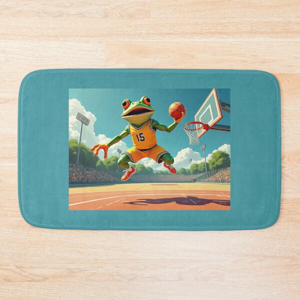 Item preview, Basketball Frog designed and sold by SteamyArt.