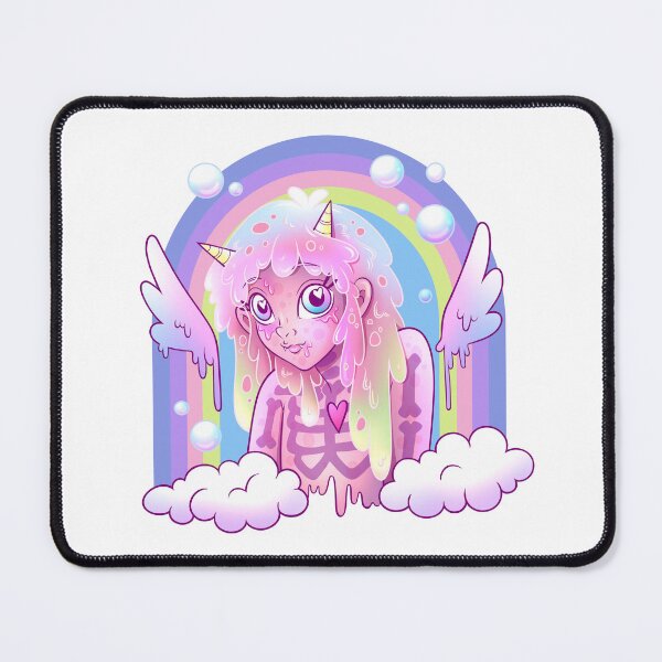 Item preview, Pastel Rainbow Slime Monster Girl.  designed and sold by FizzyVee.