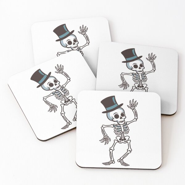 Item preview, Dance with Death, Preppy Skeleton With Hat Dancing Skeleton designed and sold by Cr320.