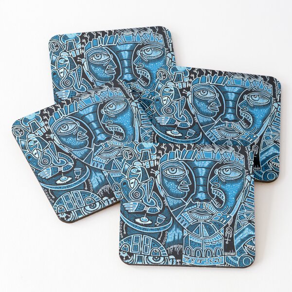 Item preview, the blue thinking room  designed and sold by NICSARTWORLD.