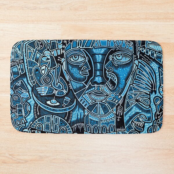 Item preview, the blue thinking room  designed and sold by NICSARTWORLD.