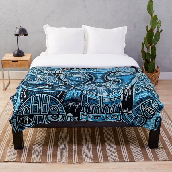 Item preview, the blue thinking room  designed and sold by NICSARTWORLD.
