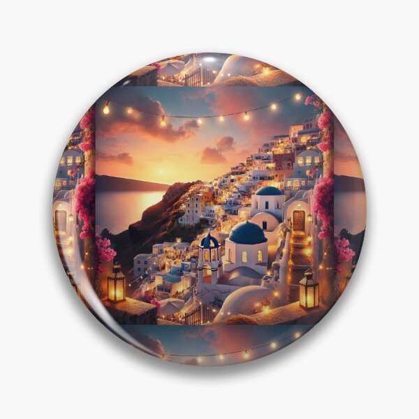 Item preview, Golden Hour Santorini designed and sold by Meta2Physical.