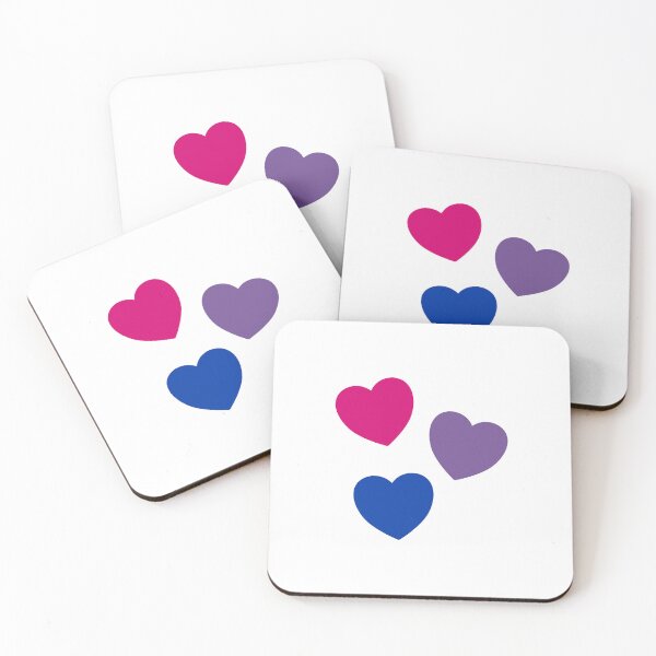 Item preview, Hearts Bi Flag Colors - Subtle Pride  designed and sold by Inspirationmotivation.