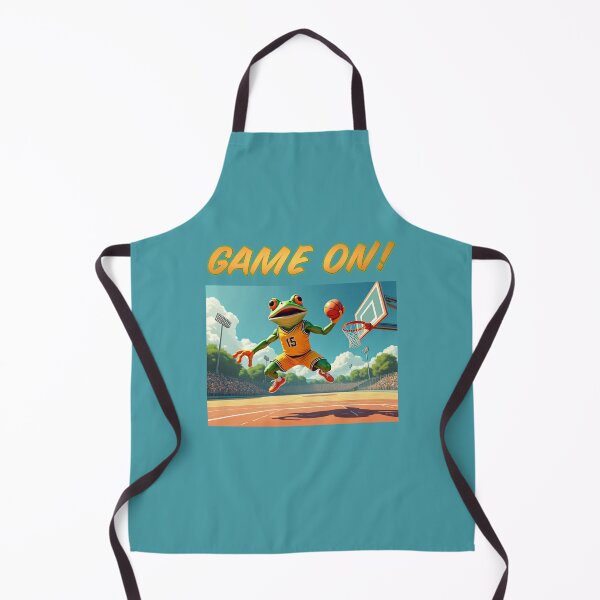 Item preview, Game On Basketball Frog designed and sold by SteamyArt.