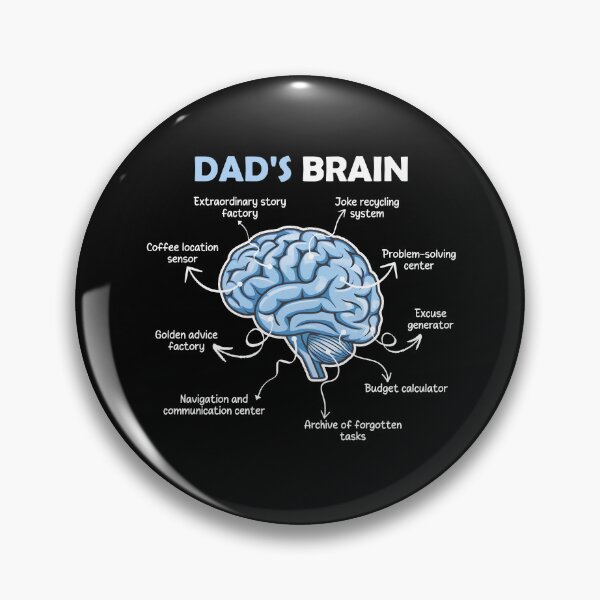 Item preview, Dad's Brain Funny Father's Day Family Humor designed and sold by TS-Des.